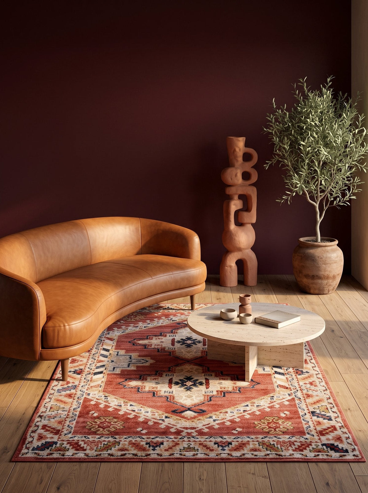 Tapis sogan dans un intérieur