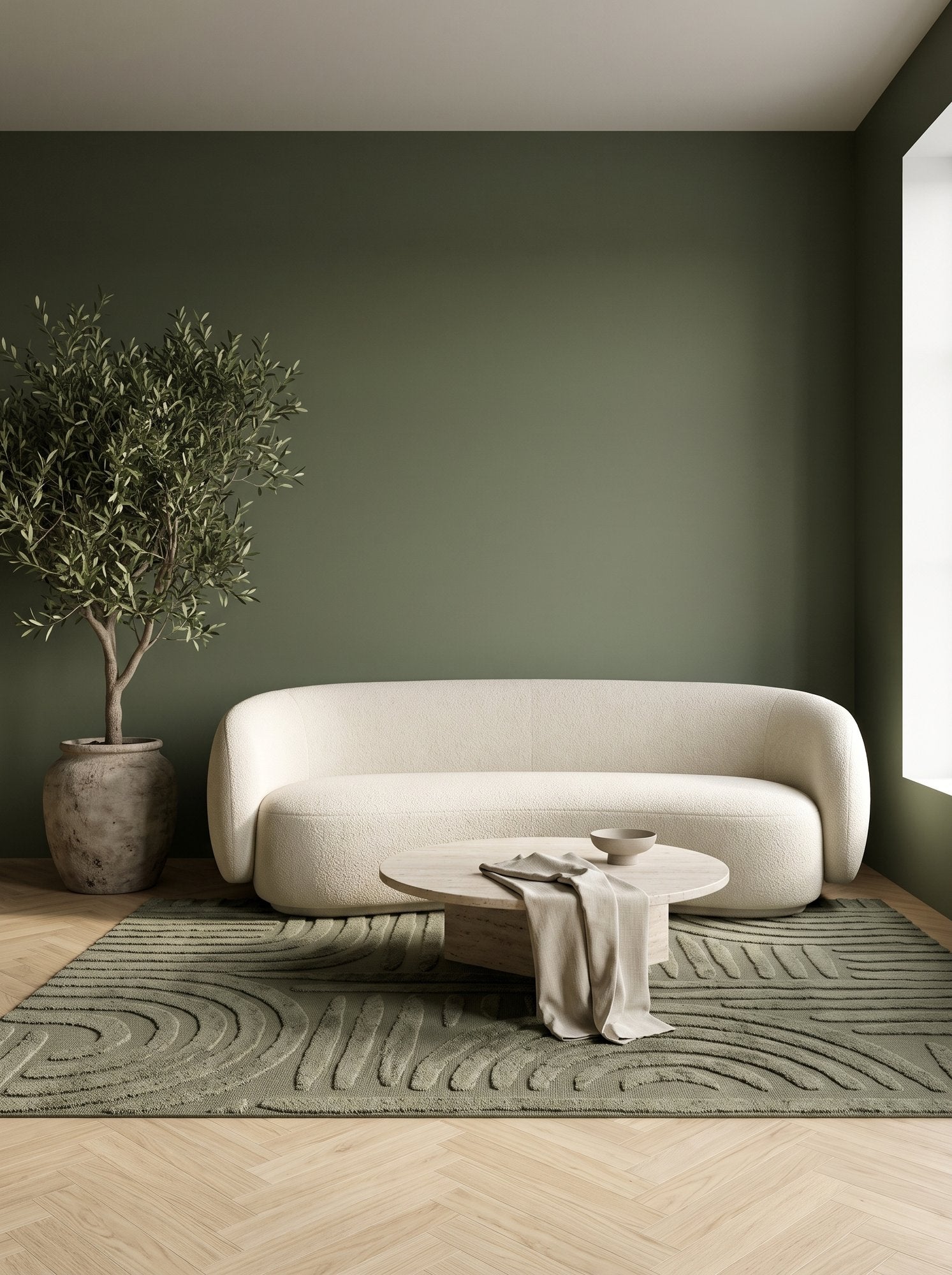 Tapis sogan dans un intérieur