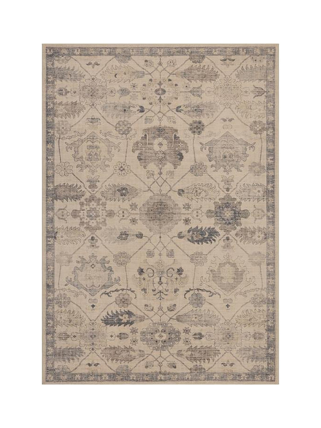 Le tapis Alba, vue à plat