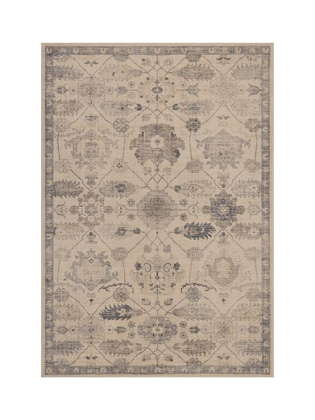 Le tapis Alba, vue à plat