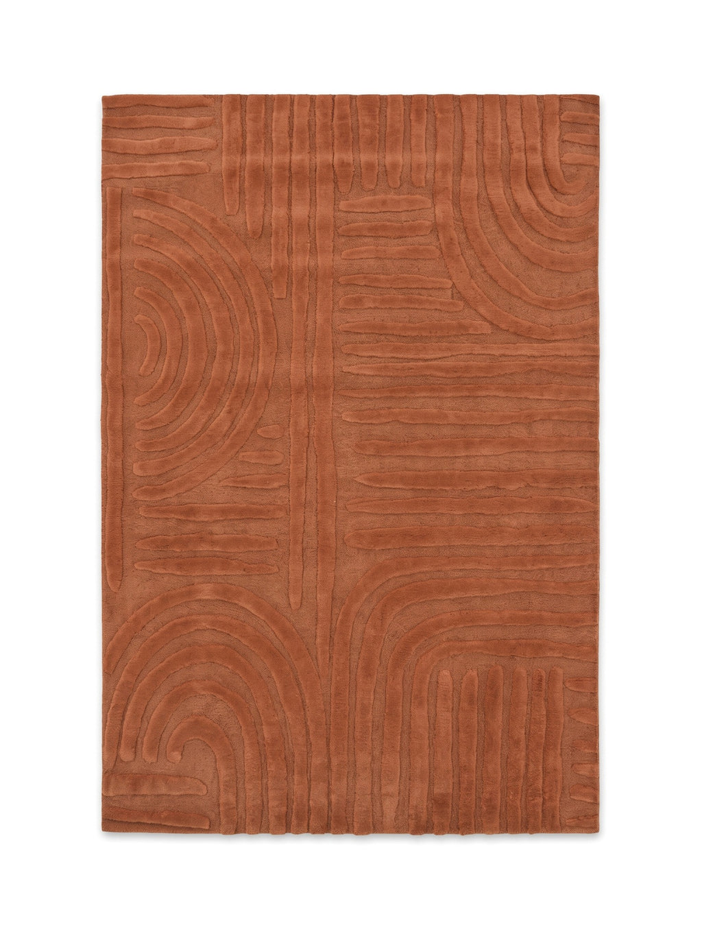Le tapis Angelo, vue à plat