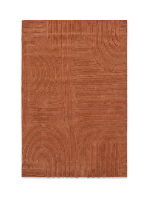 Le tapis Angelo, vue à plat