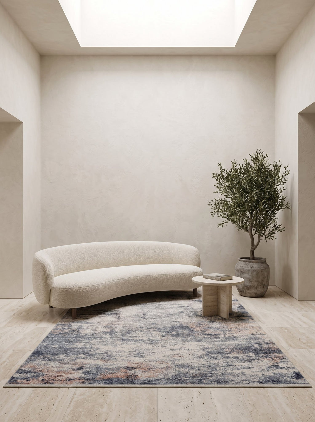 Le tapis Anghjulina dans un intérieur