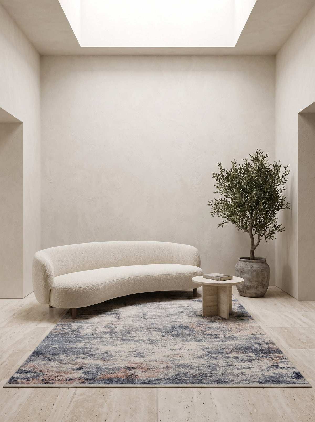 Le tapis Anghjulina dans un intérieur