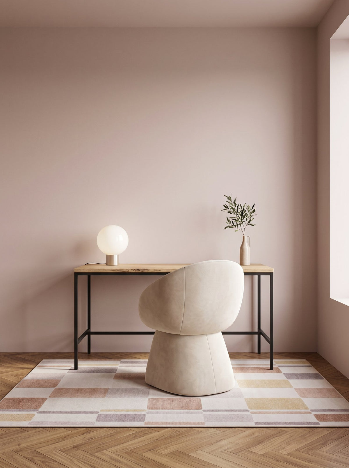 Le tapis Leia dans un intérieur