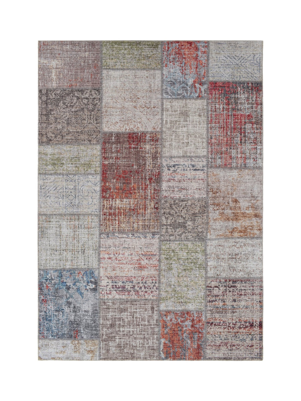 Le tapis Malika, vue à plat