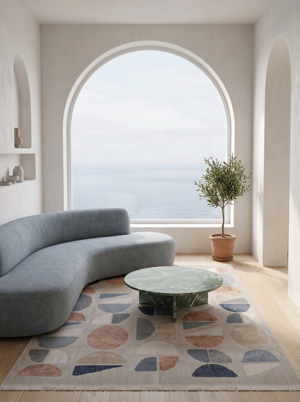 Le tapis Sanaa dans un intérieur